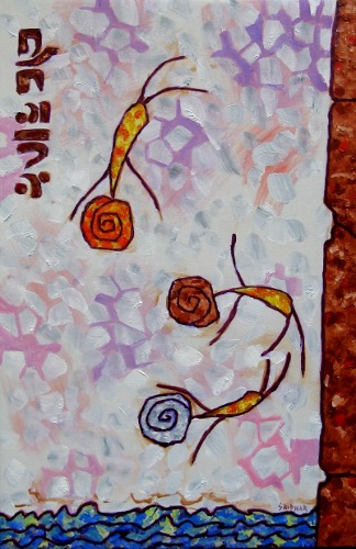 contemporary painting 
	Children diving 2