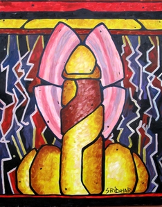 mixed media painting - Sexuality