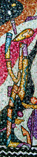 Unique abstract contemporary art - Smoker