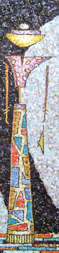 Unique abstract contemporary art - Transition Station Mistress